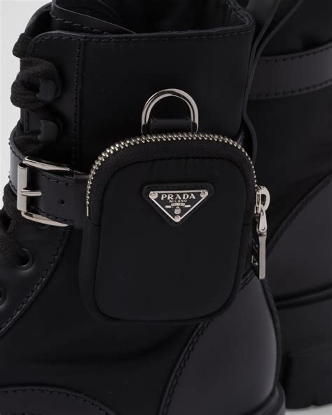 prada vissershoed roze|Monolith brushed leather and Re.